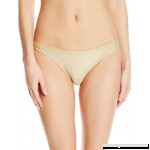 OndadeMar Women's Every Day Gold Low Rise Bikini Bottom with Medium Coverage Gold B01N1V7B87